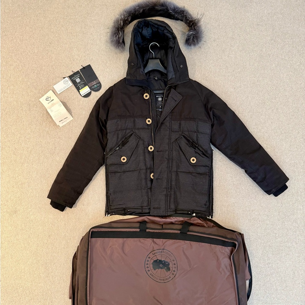 RARE 2014 Canada Goose x Uncle Otis Constable Branta Parka w/ unworn fur trim